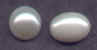 Oval Pearl Cabachon - Half Round - Oval Beads