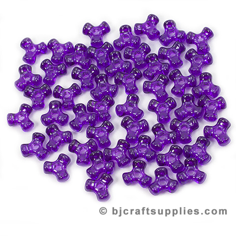 Propeller Beads - Plastic Tri Beads