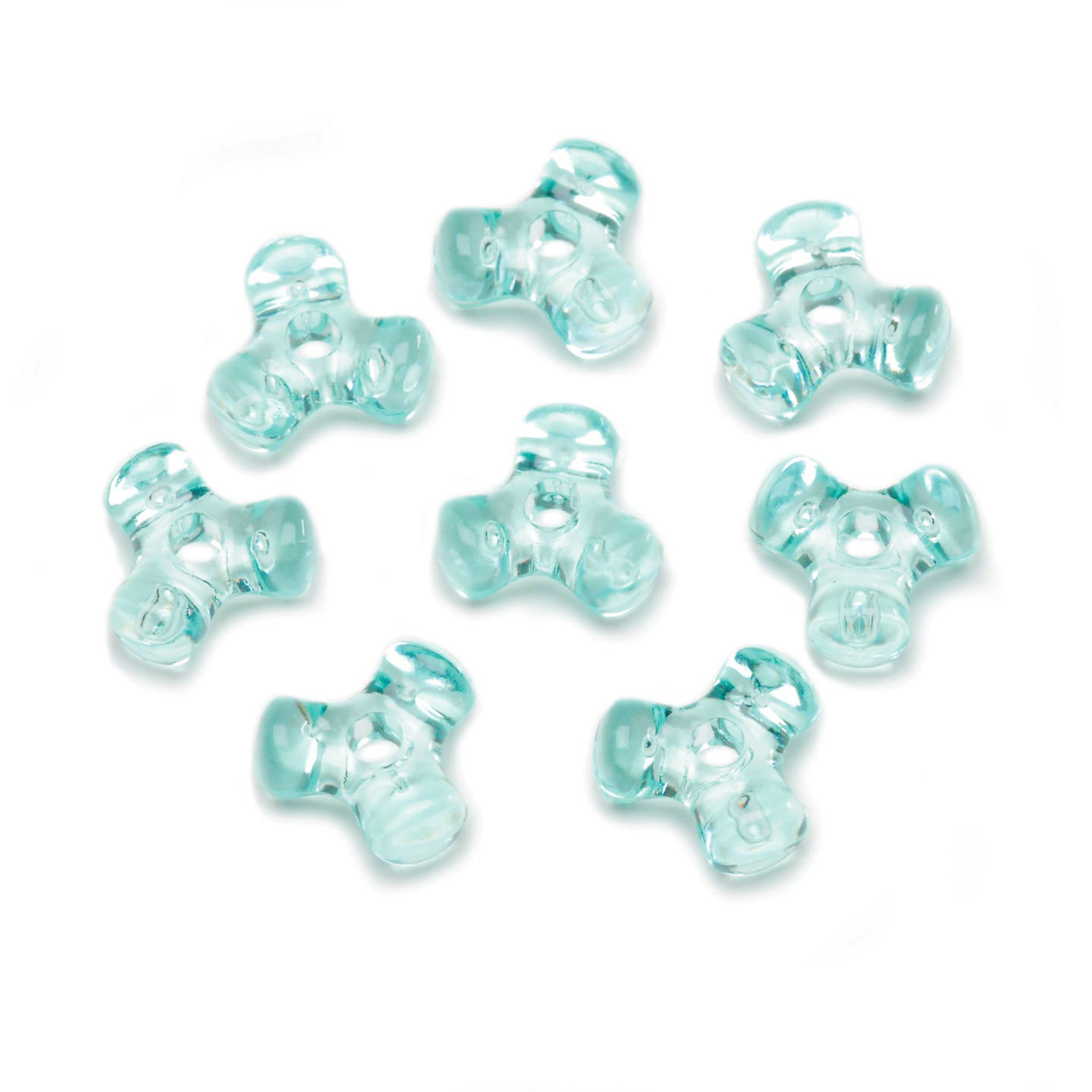 Plastic Tri Beads - Propeller Beads