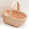 Woodchip Basket - Wooden Basket - Small Craft Baskets - Easter Basket Decor