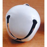 Large Jingle Bells - White Jingle Bells - Craft Jingle Bells - Craft Bells