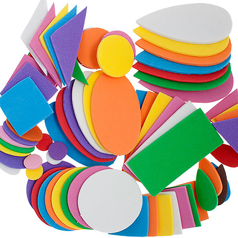Foam Shapes - Foamie Shapes - Assorted Foam Shapes