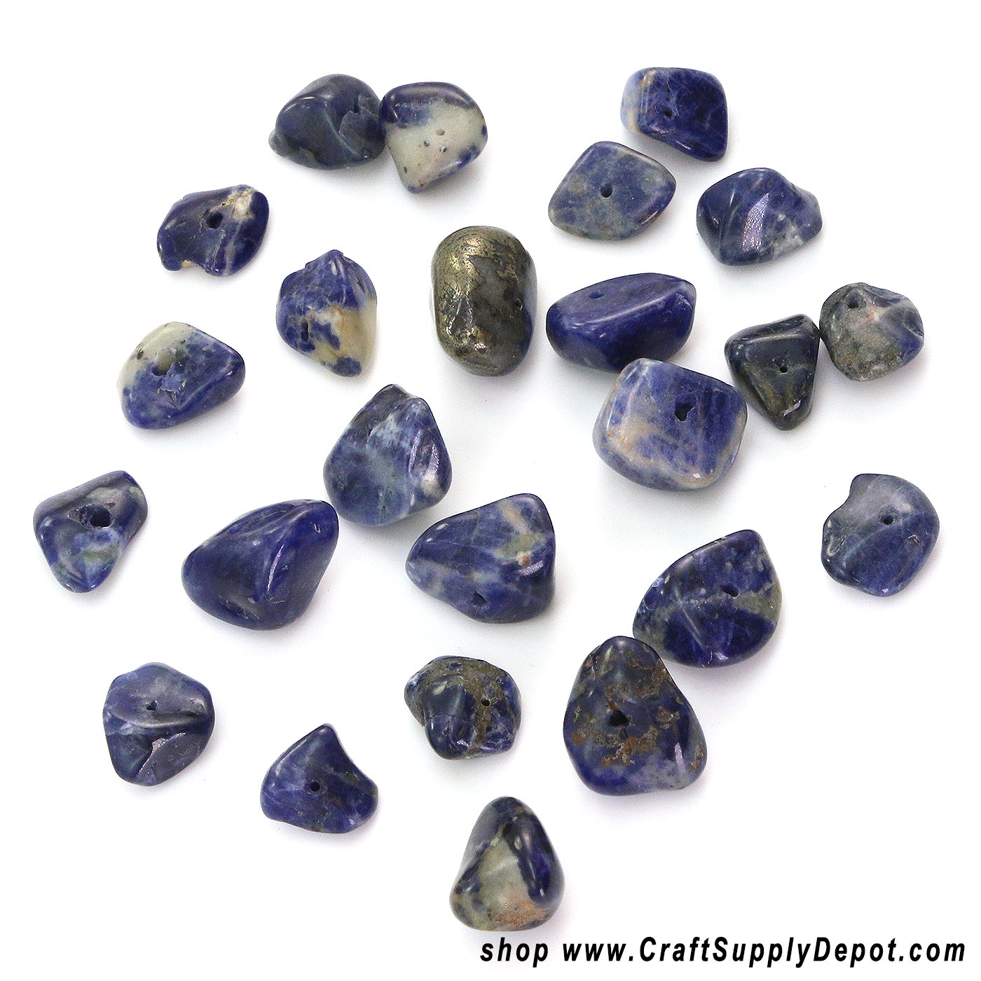 Polished Natural Chip Beads - Polished Stone Chip Beads