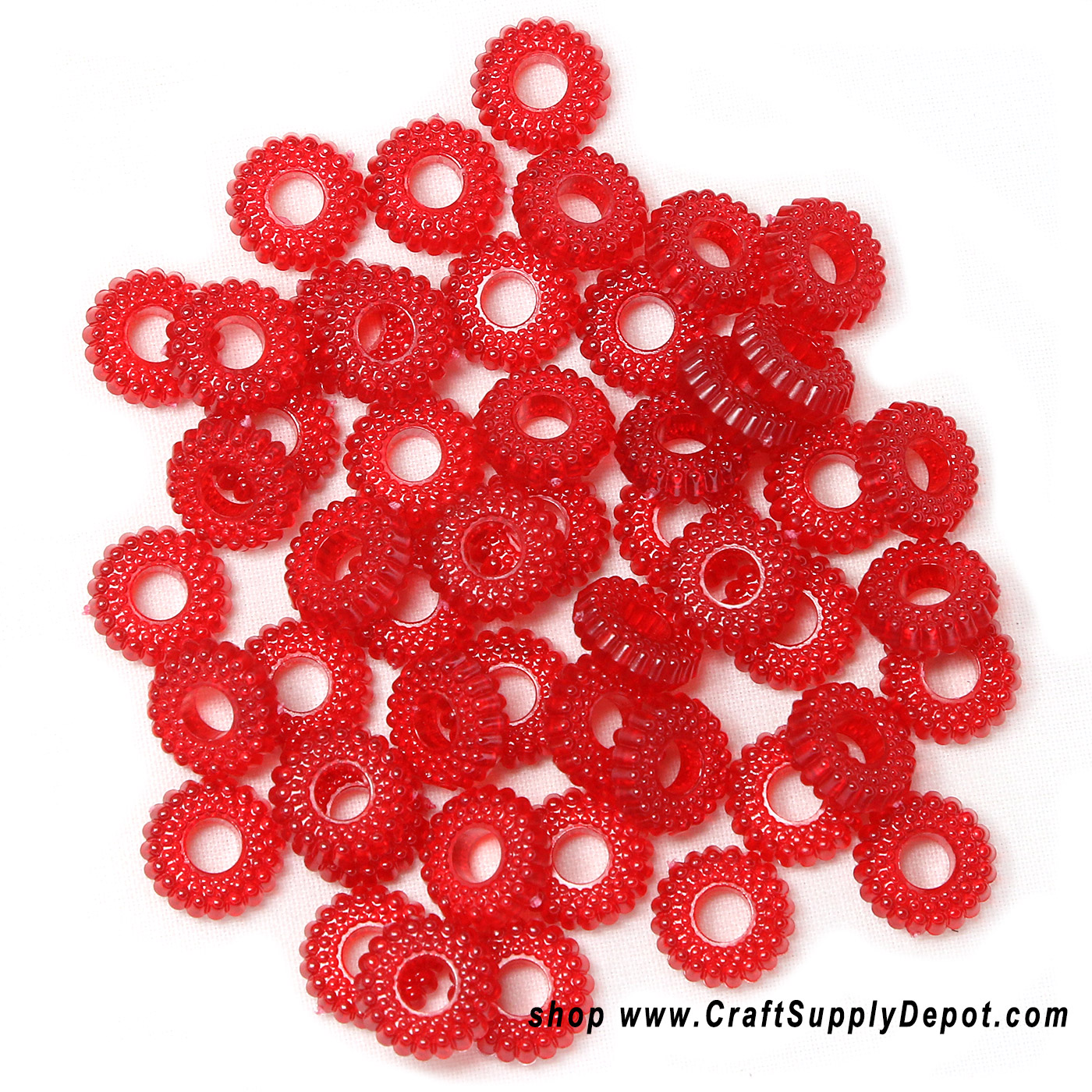 Corrugated Beads - Flat Beads