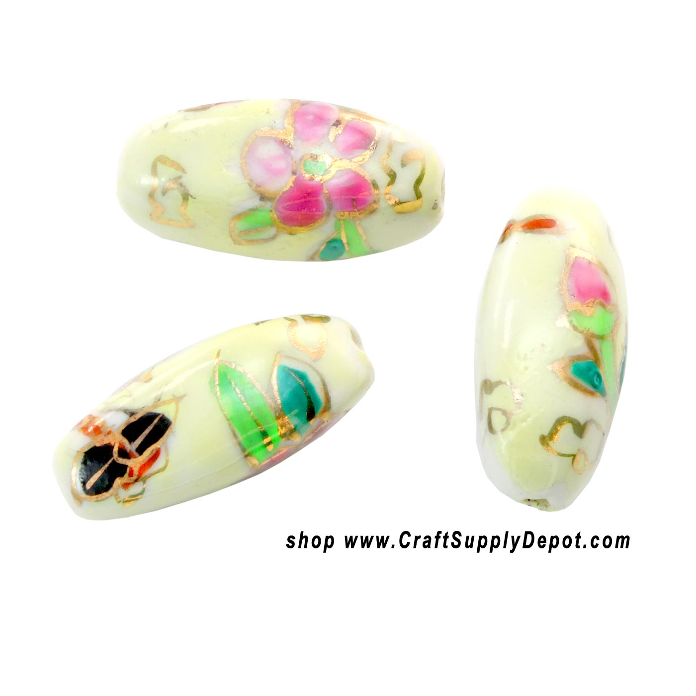 Porcelain Beads - Ceramic Beads for Jewelry Making