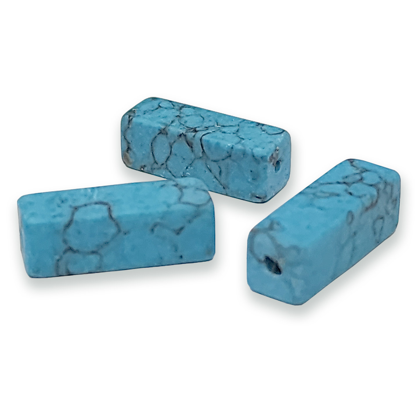 Tube Beads - Turquoise Tube Beads