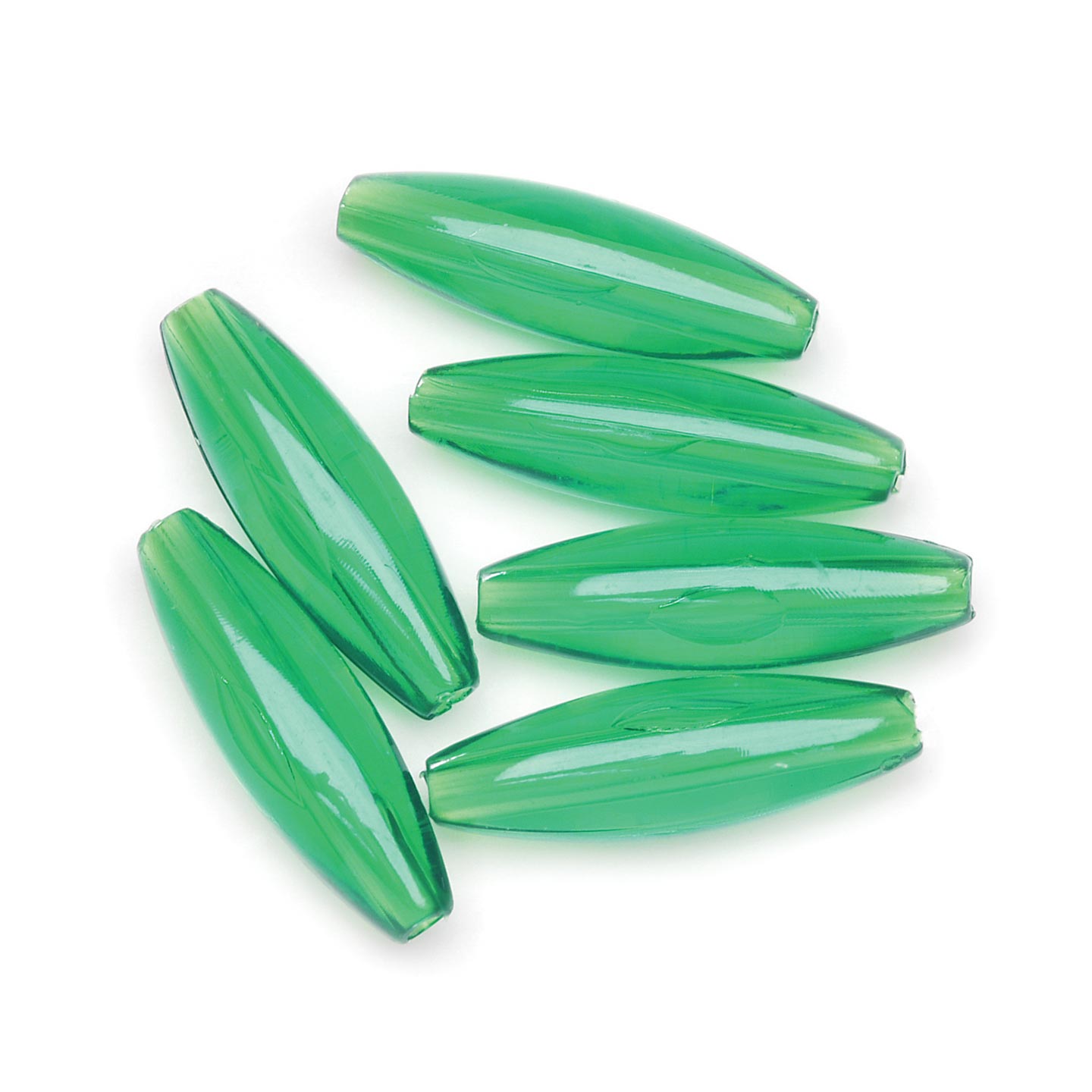 Rice Beads - Oval Beads - Plastic Spaghetti Beads