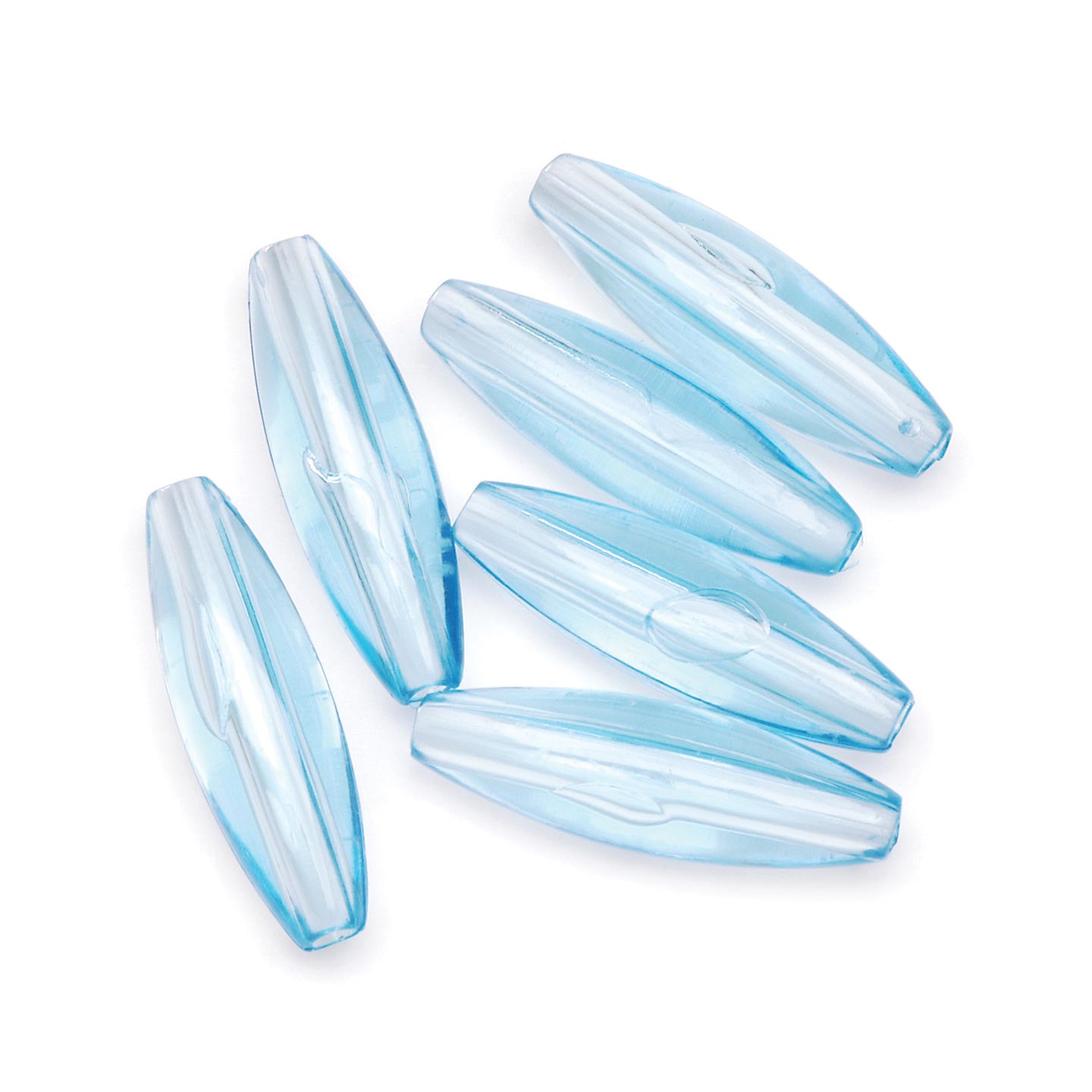 Rice Beads - Oval Beads - Plastic Spaghetti Beads