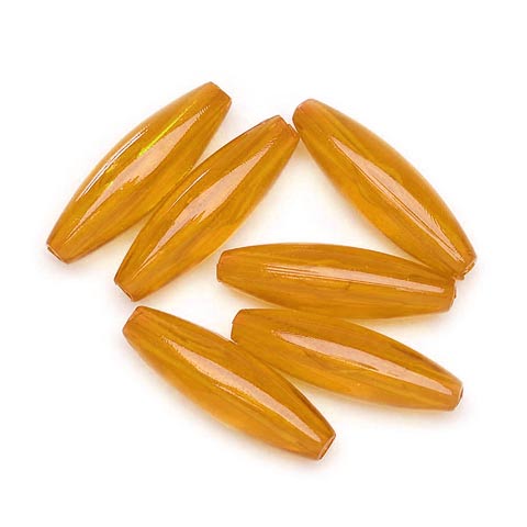 Rice Beads - Oval Beads - Plastic Spaghetti Beads