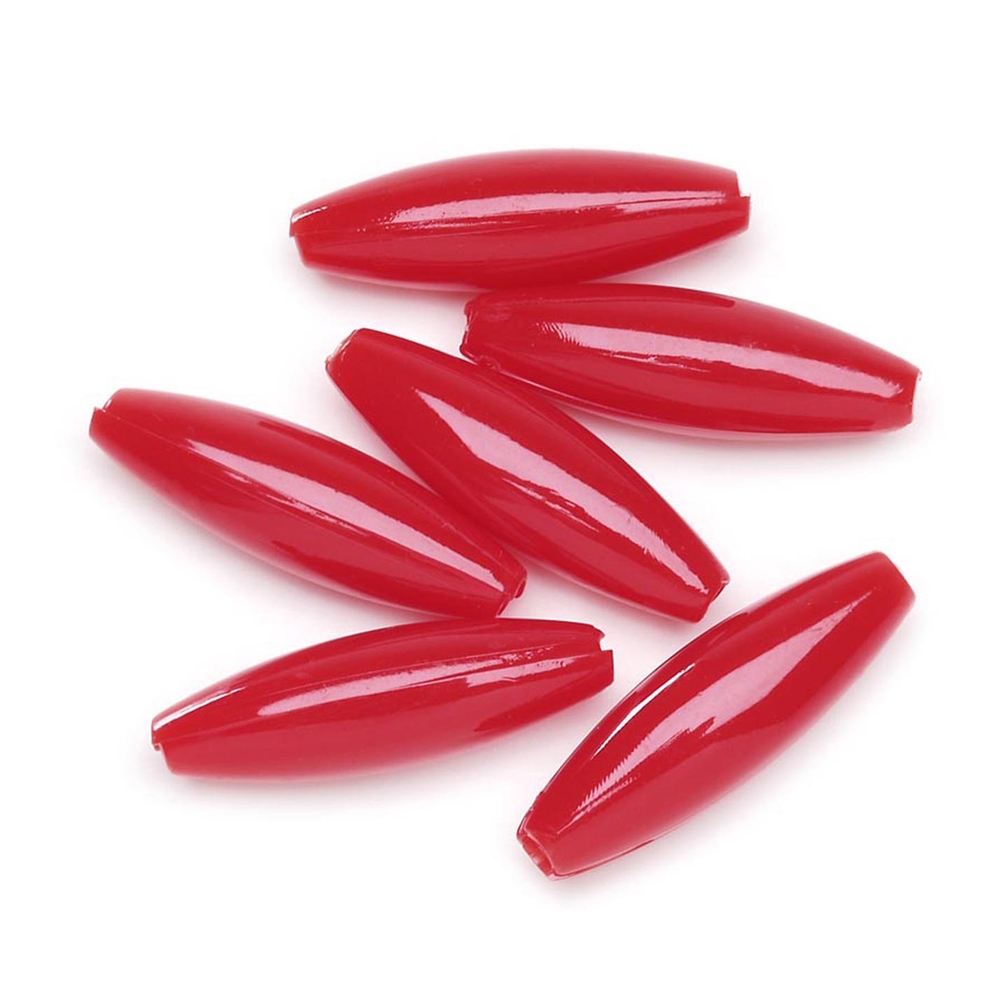 Rice Beads - Oval Beads - Plastic Spaghetti Beads