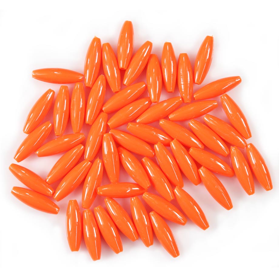 Rice Beads - Oval Beads - Plastic Spaghetti Beads
