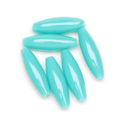 Rice Beads - Oval Beads - Plastic Spaghetti Beads
