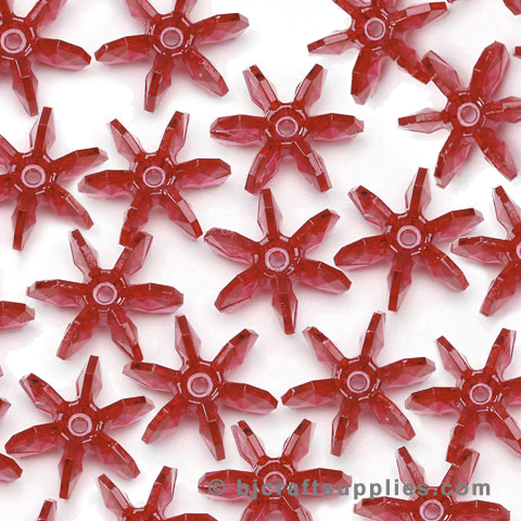 10mm Starflake Beads - Sunburst Beads - Starburst Beads - Paddle Wheel Beads - Ferris Wheel Beads