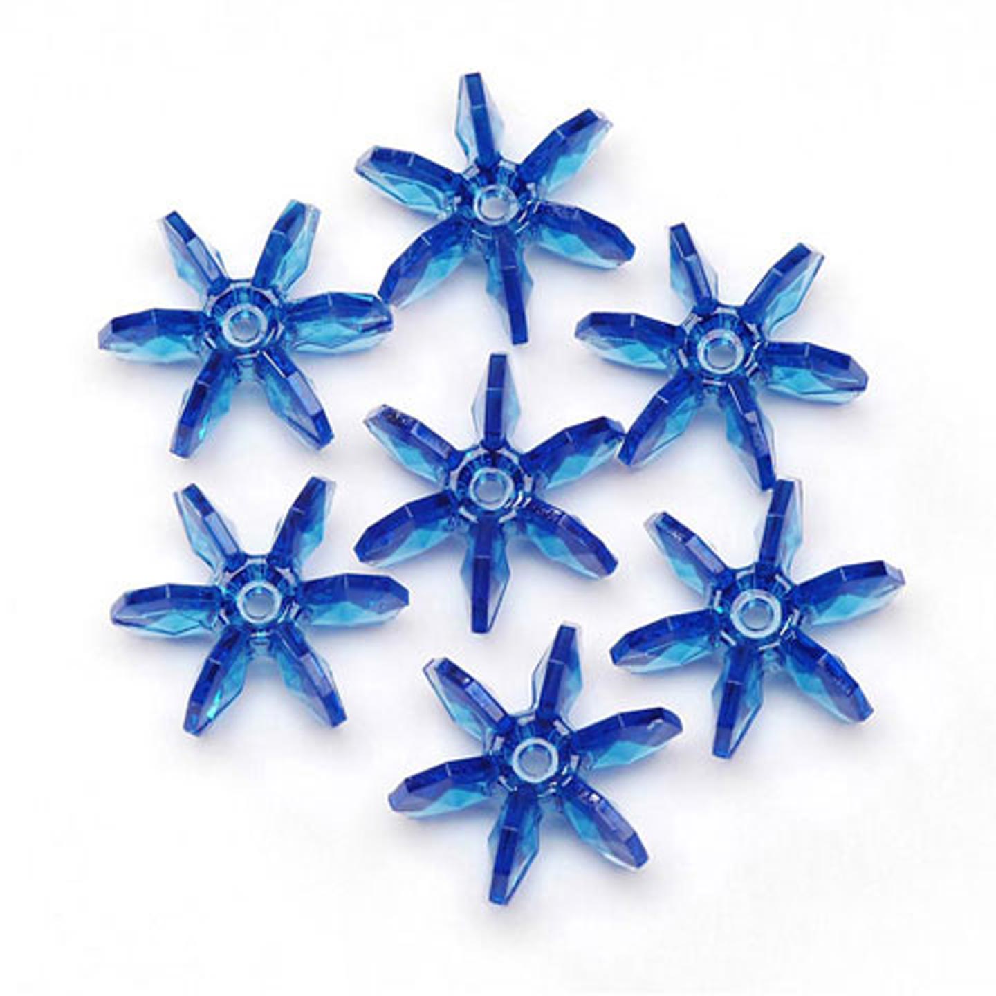 10mm Starflake Beads - Sunburst Beads - Starburst Beads - Paddle Wheel Beads - Ferris Wheel Beads