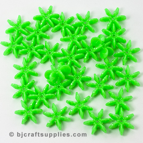 10mm Starflake Beads - Sunburst Beads - Starburst Beads - Paddle Wheel Beads - Ferris Wheel Beads