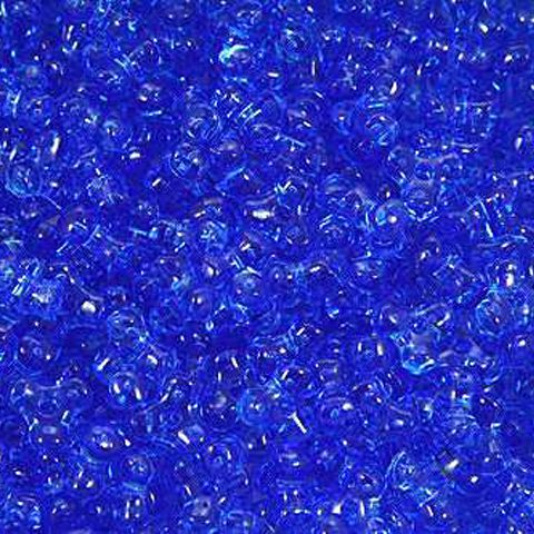 Blue Tri Beads - Propeller Beads - Plastic Tri Beads