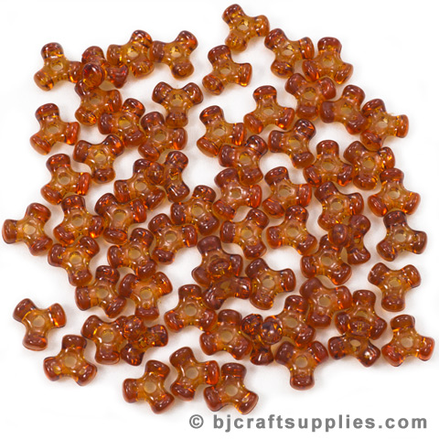 Propeller Beads - Plastic Tri Beads