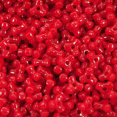 Propeller Beads - Plastic Tri Beads