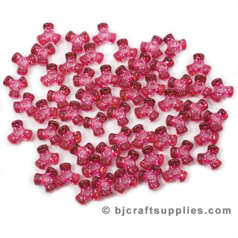 Propeller Beads - Plastic Tri Beads