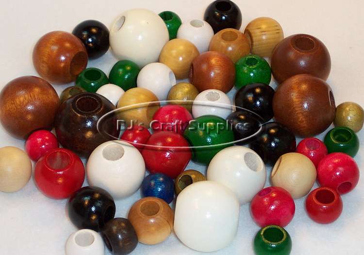 Wood Beads - Large Hole Wood Beads