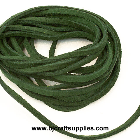 Necklace Cord - Suede String - Flat Leather String