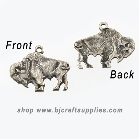 Pewter Colored Jewelry Charm - Tiny Pewter Charms