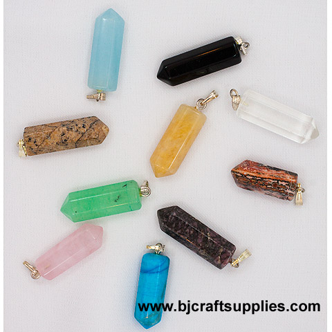 Jewelry Findings - Necklace Charms - Gemstone Necklace Dangles