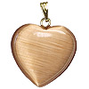 Fiber Optic Heart Charm - Jewelry Findings - Heart Pendants - Heart Jewelry Making