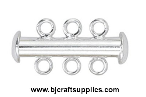 3 Strand Jewelry Clasp - Jewelry Slide Clasps