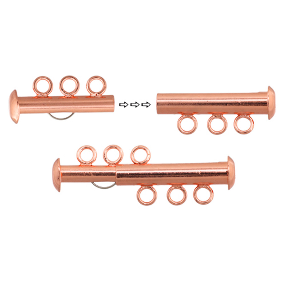 3 Strand Jewelry Clasp - Jewelry Slide Clasps