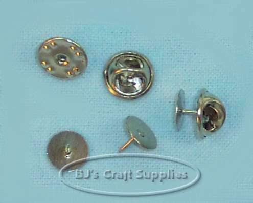 Tie Tac with Clutch - Jewelry Clasps - Jewelry Findings - Tie Tacks - Butterfly Tie Tacks