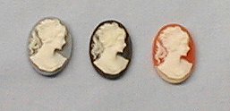 Small Unset Cameo for Jewelry Making