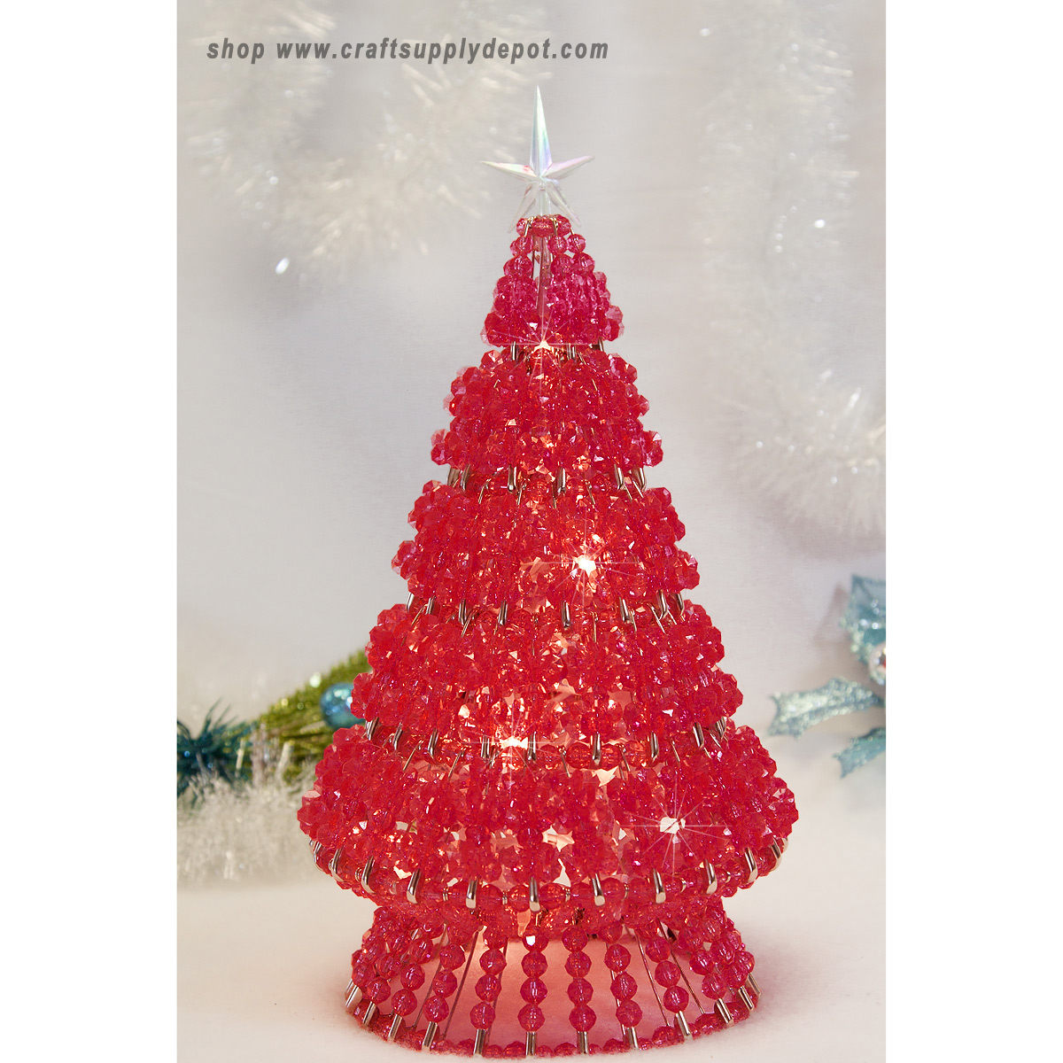 Beaded Christmas Tree Kit - Beaded Christmas Tree - Beaded Christmas Tree Pattern