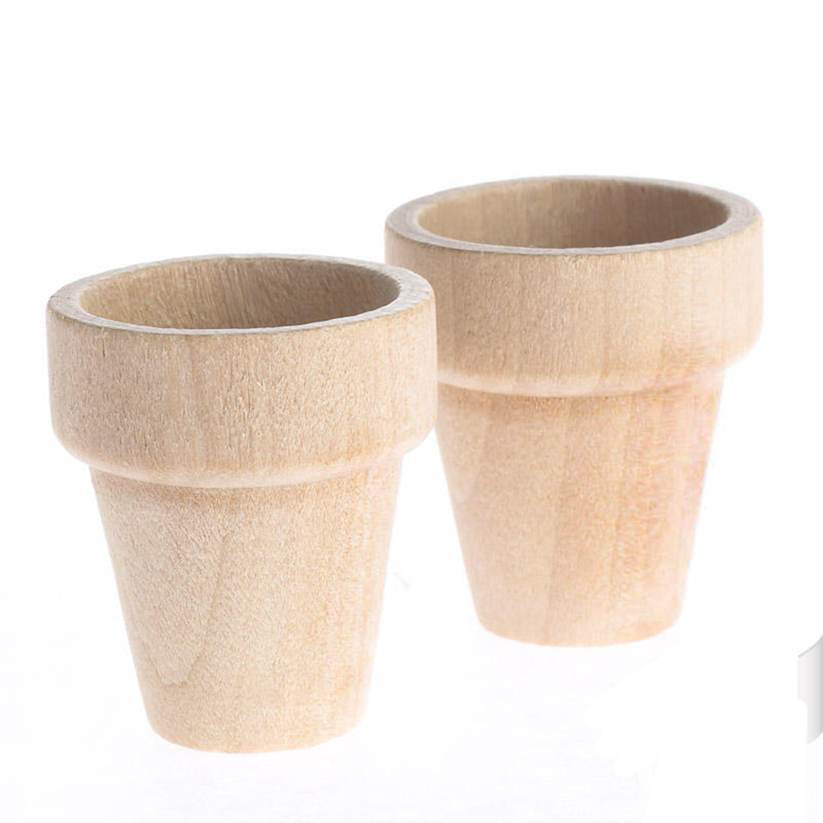 Small Wooden Flower Pots Unfinished